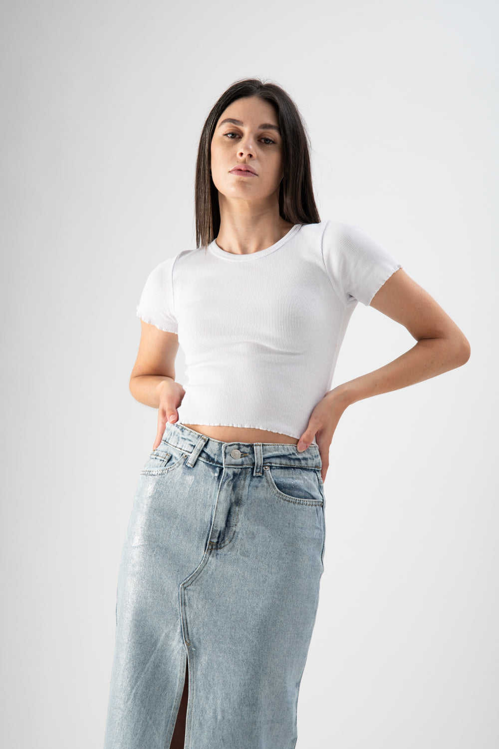 T-Shirt cropped basic