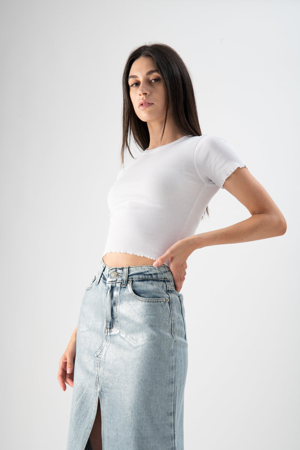 T-Shirt cropped basic