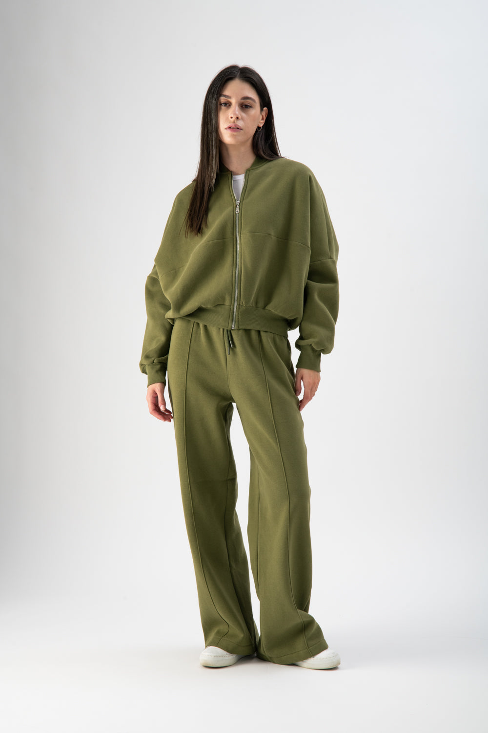 Jumpsuit coordinata over con zip