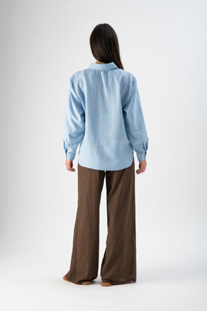 Camicia oversize Text