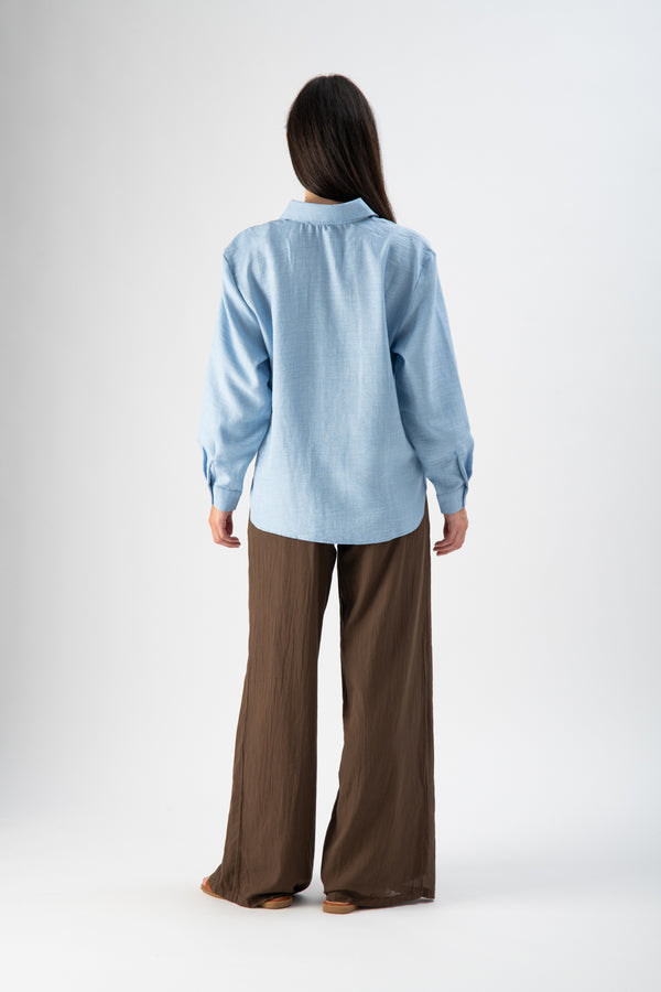 Camicia oversize Text