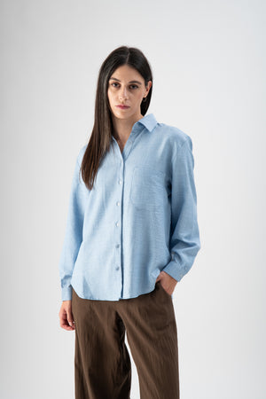 Camicia oversize Text