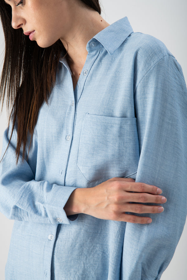 Camicia oversize Text