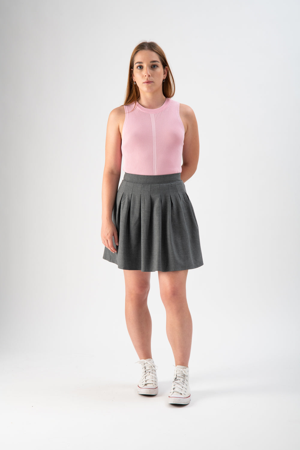 Minigonna stile college